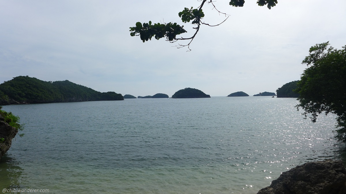 Hundred Island view from Marcos Island Philippines